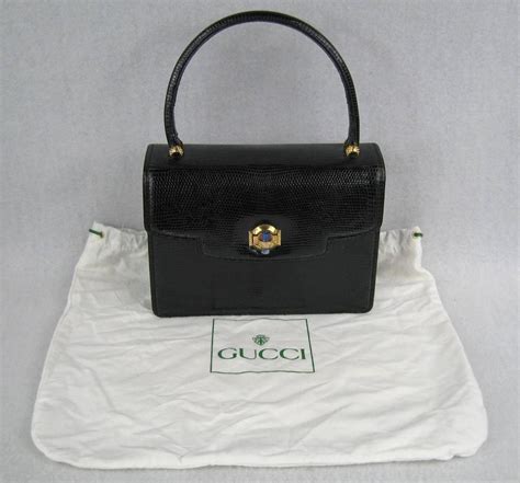 1960 black gucci bag|old Gucci shoulder bag.